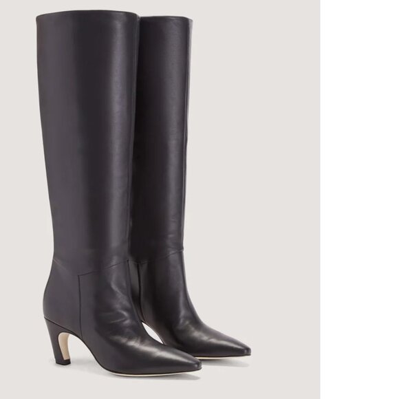 Everlane Shoes - Everlane The Knee-High Banana Heel Boot in black leather size 7 new without box